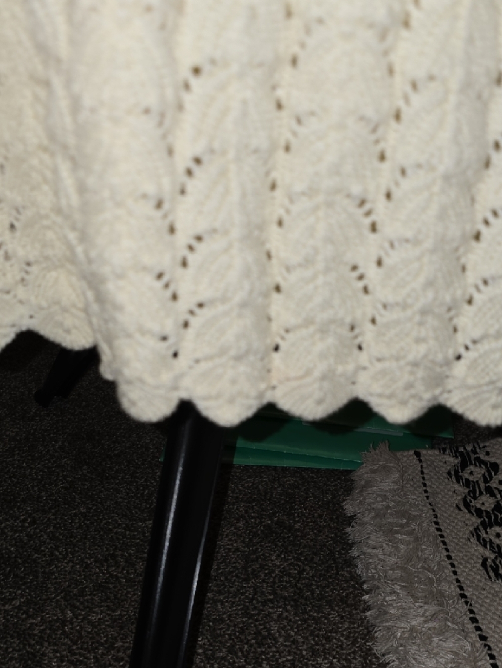 NWT a new day Cream Lace Crochet Dress - Picture 5 of 6